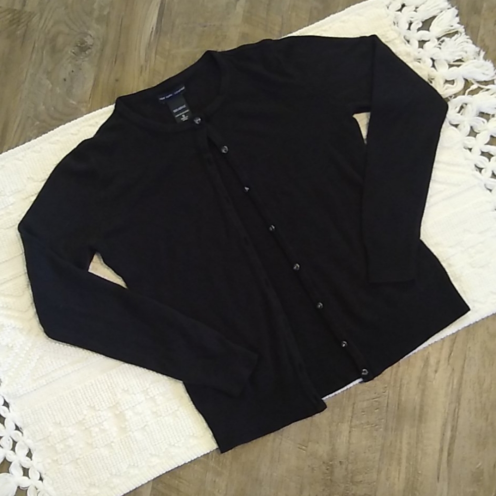 New York & Co black, soft, button up cardigan